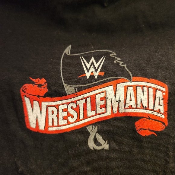 WWE Wrestlemania 36 Adventure Awaits Pirate Skull T-Shirt Small S April 5, 2020 - Picture 6 of 6
